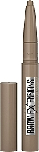 Düfte, Parfümerie und Kosmetik Augenbrauenpomade - Maybelline New York Brow Extensions Fiber Pomade Crayon Eyebrow