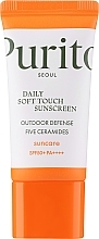 Düfte, Parfümerie und Kosmetik Tägliche Sonnenschutzcreme - Purito Daily Soft Touch Sunscreen SPF 50+ PA++++ Travel Size