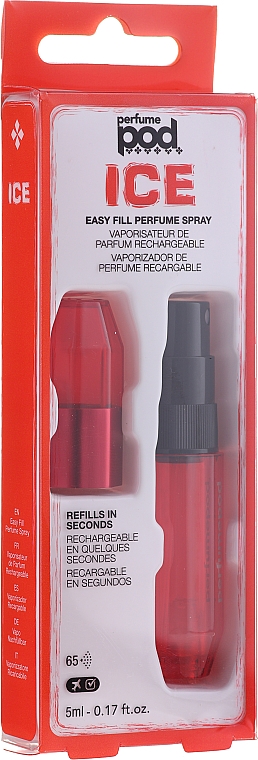 Nachfüllbarer Parfümzerstäuber rot - Travalo Ice Red Refillable Spray — Bild N1