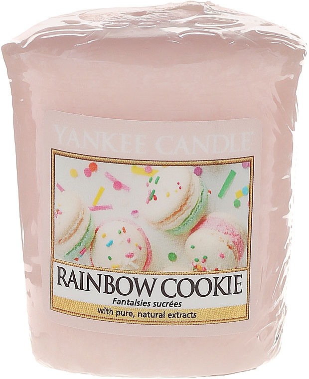 Votivkerze Rainbow Cookie - Yankee Candle Rainbow Cookie Sampler Votive 