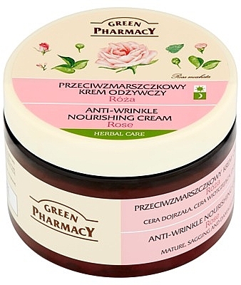 Nährende Anti-Falten Gesichtscreme mit Rosen - Green Pharmacy Anti-Wrinkle Vanishing Cream
