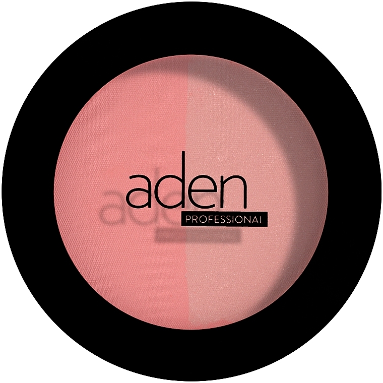 Gesichtsrouge - Aden Cosmetics Matt & Glow Blush Duo — Bild N2