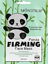Düfte, Parfümerie und Kosmetik Straffende Tuchmaske für das Gesicht mit Panda-Print - Mond'Sub Panda Firming Face Mask