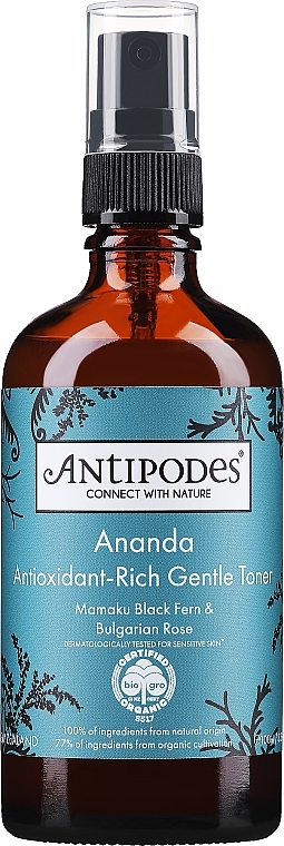 Gesichtstonikum mit einer hohen Konzentration an Antioxidantien - Antipodes Ananda Antioxidant-Rich Gentle Toner — Bild N1