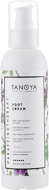 Fußcreme mit Verbena - Tanoya Paraffintherapie — Bild N1