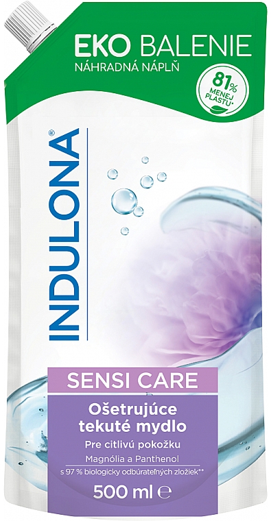 Flüssige Handseife - Indulona Sensi Care Liquid Hand Soap Refill — Bild N1