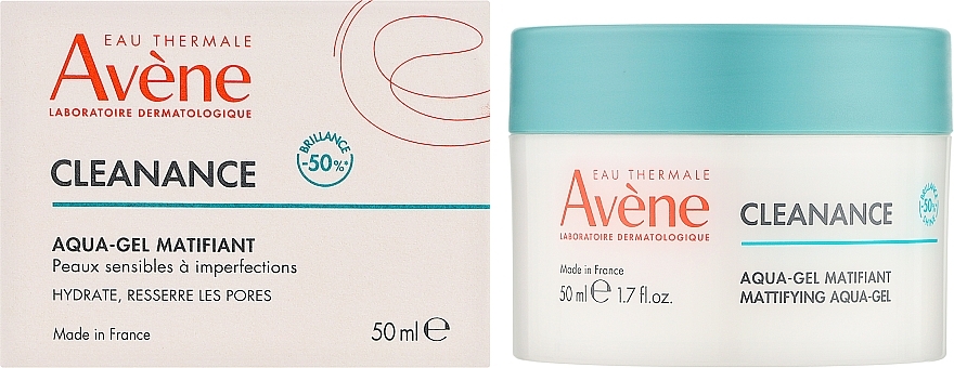 Avene Cleanance Mattifying Aqua-Gel - Mattierendes Aqua-Gel für das Gesicht  — Bild N2