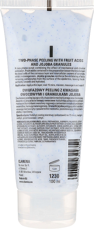 Gesichtspeeling mit Fruchtsäure und Jojoba - Clarena AHA Max Forte Peeling — Bild N2