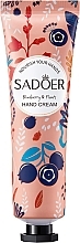 Handcreme mit Heidelbeerduft - Sadoer Nourish Your Hands Blueberry & Plants Hand Cream — Bild N1