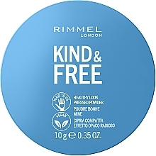 Gesichtspuder - Rimmel Kind and Free Pressed Powder — Bild N1