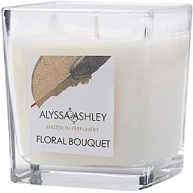 Duftkerze - Alyssa Ashley Floral Bouquet Candle — Bild N1