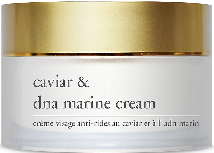 Revitalisierende Anti-Aging Gesichtscreme für gestresste und müde Haut mit Kaviarextrakt - Yellow Rose Caviar & Marine DNA Cream — Bild N1