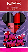 Düfte, Parfümerie und Kosmetik Lippenpflegeset (Lipgloss 2x8ml) - NYX Professional Makeup 2 Me, Luv Me