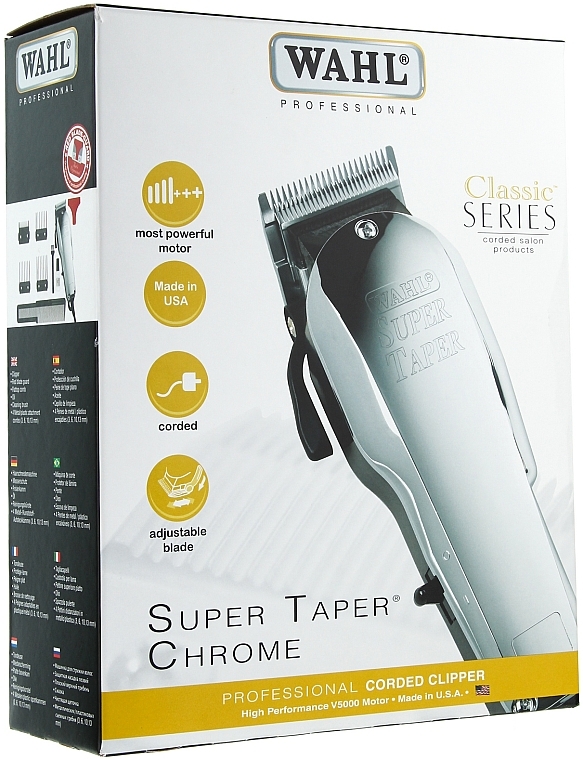 Haarschneidemaschine - Wahl Chrome Super Taper