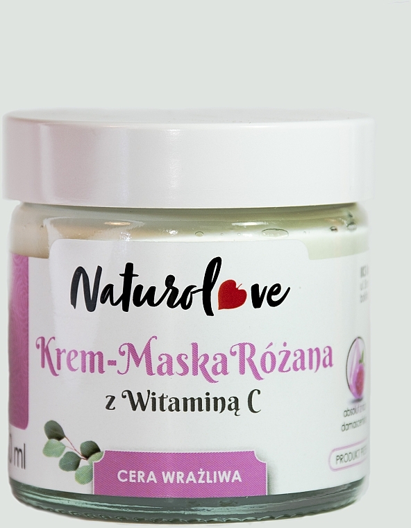 Creme-Maske mit Rose und Vitamin C - Naturolove — Bild N1