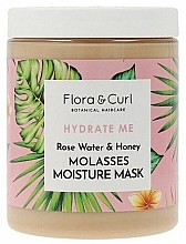 Feuchtigkeitsspendende Haarmaske - Flora & Curl Hydrate Me Rose Water & Honey Moisture Mask — Bild N1