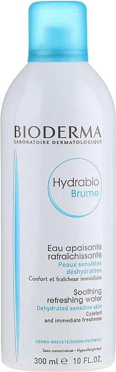 Beruhigendes und erfrischendes Gesichtsreinigungswasser für empfindliche Haut - Bioderma Hydrabio Brume Soothing Refreshing Water — Bild N1