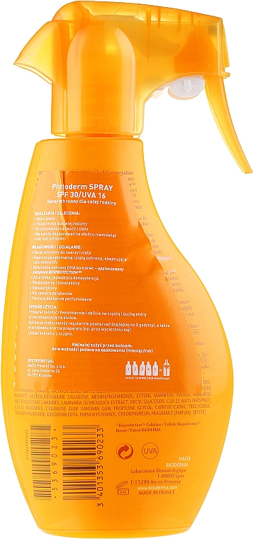 Sonnenschutzspray für Körper und Gesicht SPF 30 - Bioderma Photoderm Spray SPF 30  — Bild N4