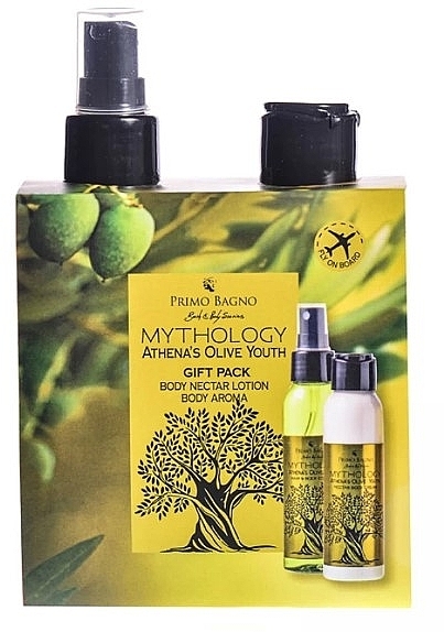Körperpflegeset - Primo Bagno Mythology Athena's Olive Youth Gift Pack (Körpercreme 100ml + Essenz 100ml) — Bild N1