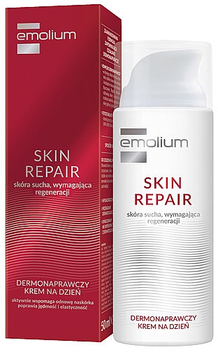 Regenerierende Tagescreme für trockene und anspruchsvolle Haut - Emolium Skin Repair Cream — Bild N1