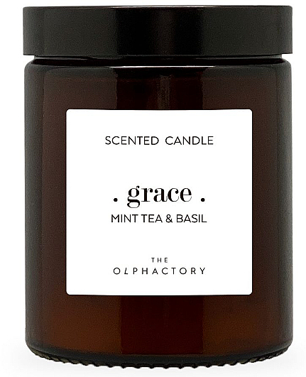 Duftkerze im Glas - Ambientair The Olphactory Mint Tea & Basil Scented Candle — Bild N1