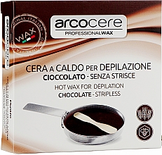Düfte, Parfümerie und Kosmetik Epilier-Set mit Schale Schokoladen - Arcocere Professional Wax Chocolate