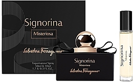 Düfte, Parfümerie und Kosmetik Salvatore Ferragamo Signorina Misteriosa - Duftset (Eau de Parfum 50ml + Eau de Parfum Mini 10ml) 