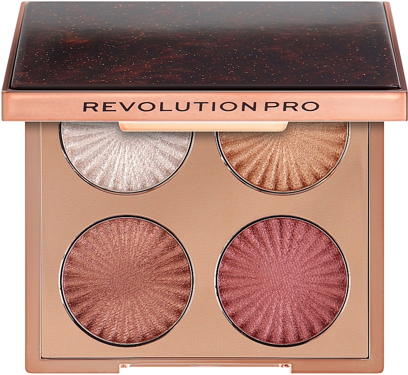 Lidschattenpalette - Revolution Pro Goddess Glow Eye Quad Eyeshadow Palette — Bild N1