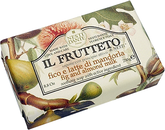Naturseife Fig & Almond Milk - Nesti Dante Moisturizing & Soothing Soap Il Frutteto Collection