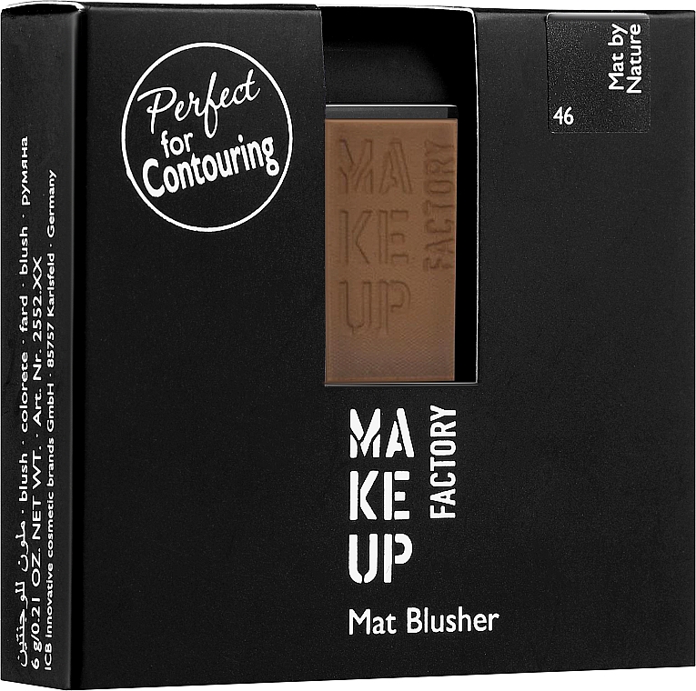 Mattierendes Rouge - Make Up Factory Mat Blusher