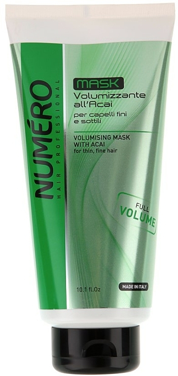 Haarmaske für mehr Volumen mit Acai-Extrakt - Brelil Numero Volumising Mask — Bild N1