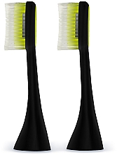 Düfte, Parfümerie und Kosmetik Zahnbürstenköpfe schwarz weich groß 2 St. - Silk'n Toothwave Brush Heads Black Soft Large
