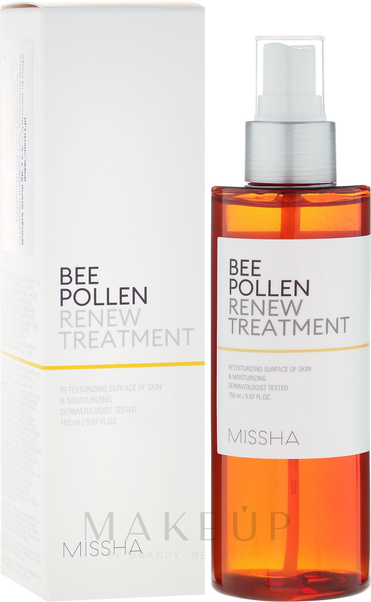 Zellregenerierendes Gesichtstonikum mit Blütenpollenextrakt für sensible Haut - Missha Bee Pollen Renew Treatment — Bild 150 ml