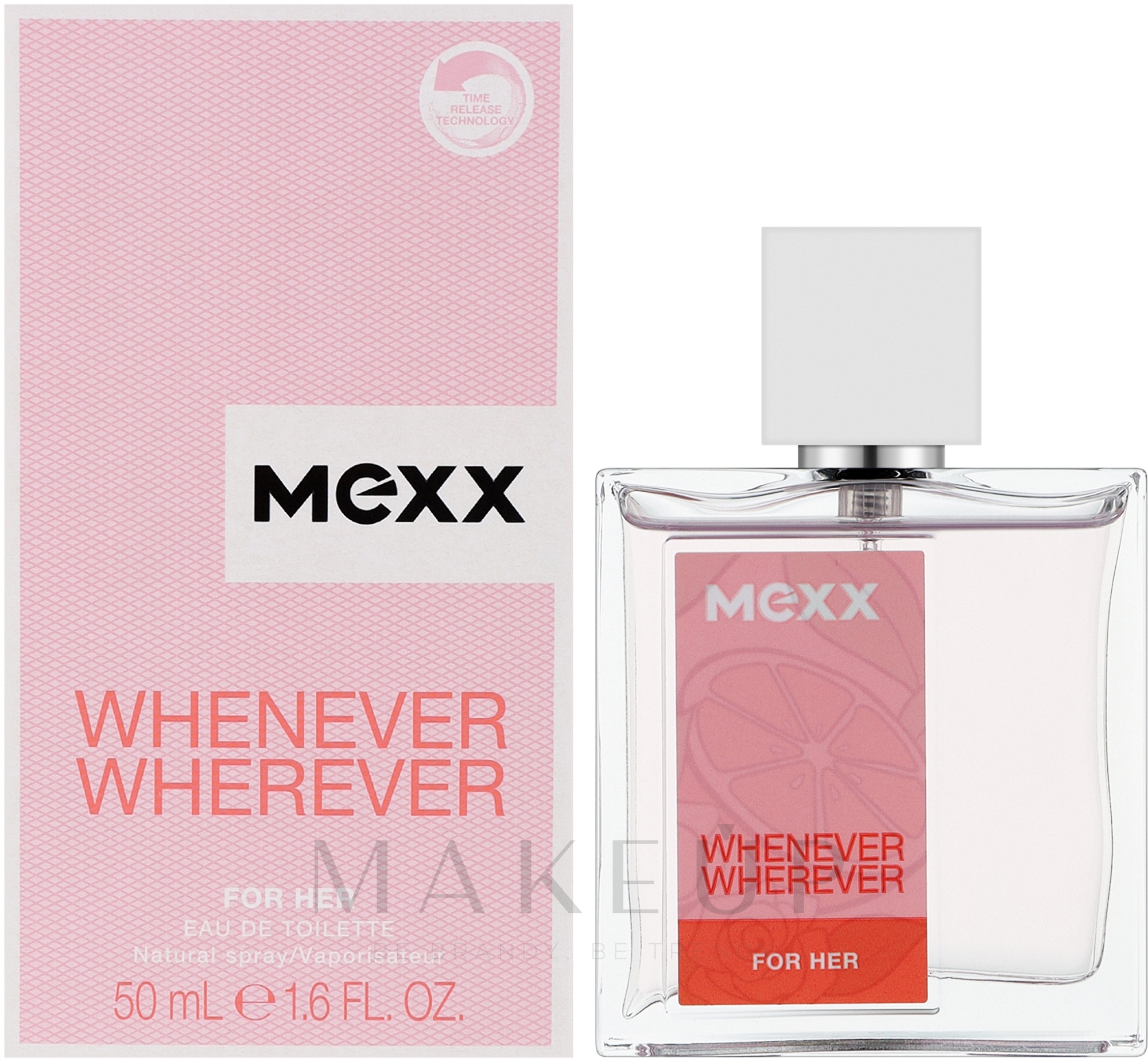Mexx Whenever Wherever For Her - Eau de Toilette — Foto 50 ml