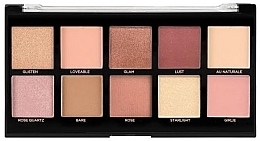 Lidschatten-Palette - Profusion Cosmetics Bare Rose 10 Shades Eyeshadow Palette  — Bild N2