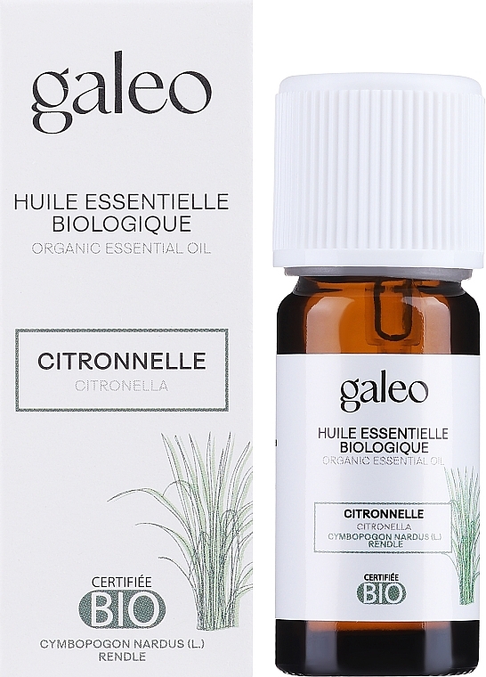 Organisches ätherisches Öl Citronella - Galeo Organic Essential Oil Citronella — Bild N2