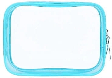 Transparente Kosmetiktasche blau - Deni Carte — Bild N1