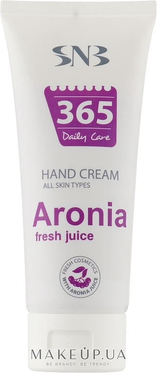 Handcreme mit Apfelbeersaft - SNB Professional 365 Aronia Hand Cream  — Bild N1