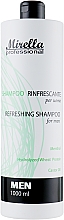 Shampoo für Männer mit Menthol und Rizinusöl - Mirella Professional Shampoo — Bild N3