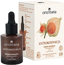 Düfte, Parfümerie und Kosmetik Gesichtsserum mit Antioxidantien  - Orientana Ashwagandha Cica Niacinamide Antioxidant Serum-Ampoule 