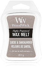 Düfte, Parfümerie und Kosmetik Duftwachs Wildleder & Sandelholz - WoodWick Wax Melt Suede & Sandalwood