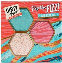 Düfte, Parfümerie und Kosmetik Badebomben-Set 3 St. - Dirty Works Pop The Fizz Bath Fizzer Trio