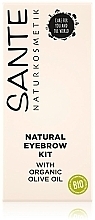 Düfte, Parfümerie und Kosmetik Augenbrauen-Make-up-Set - Sante Natural Natural Eyebrow Kit