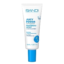 GESCHENK! Feuchtigkeitsspendendes Gesichtssorbet - Bandi Professional Juicy Power Hydrating Sorbet Blueberry + Hyaluronic Acid  — Bild N1