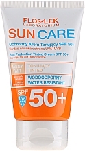 Schützende und tonisierende Creme SPF 50+ - Floslek Sun Protection Tinder Cream SPF50+  — Bild N1