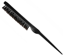 Düfte, Parfümerie und Kosmetik Haarbürste 02452 mit Naturborsten schwarz - Eurostil