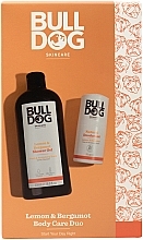 Set - Bulldog Skincare Lemon & Bergamot Body Care Duo (sh/gel/500ml + deo/75ml) — Bild N1