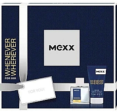 Düfte, Parfümerie und Kosmetik Mexx Whenever Wherever For Him - Duftset (Eau de Toilette/30ml + Duschgel/50ml)