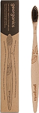 Zahnbürste aus Buchenholz weich - Georganics Charcoal Soft Toothbrush — Bild N1