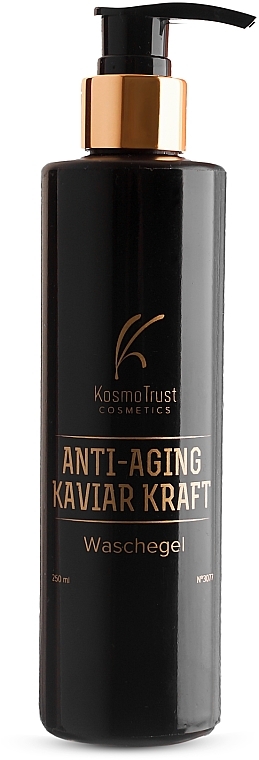 Waschgel mit Extrakt aus schwarzem Kaviar - KosmoTrust Cosmetics Anti-Aging Kaviar Kraft Waschegel — Bild N1